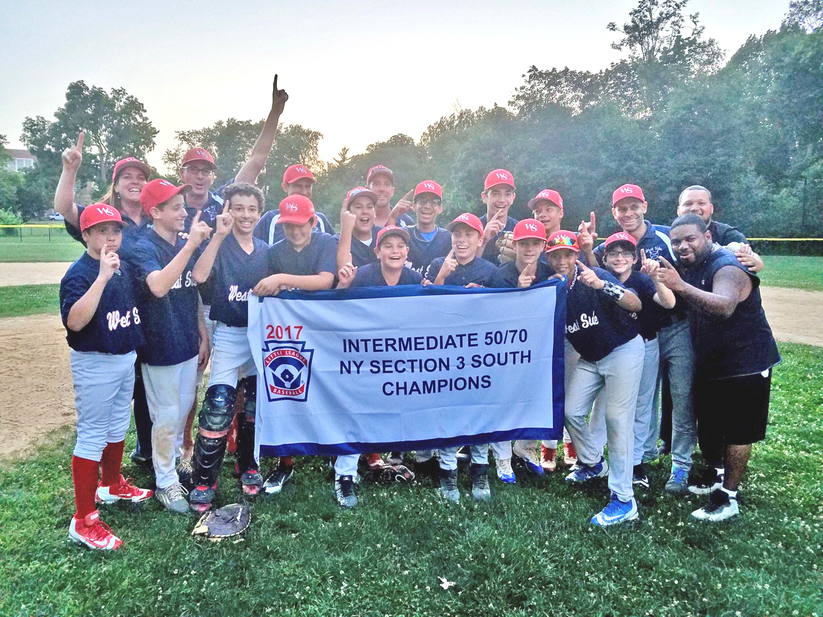 West Side Little League - WSLL 13u Hawks - NYC 2017 50/70 Sectional Champions!