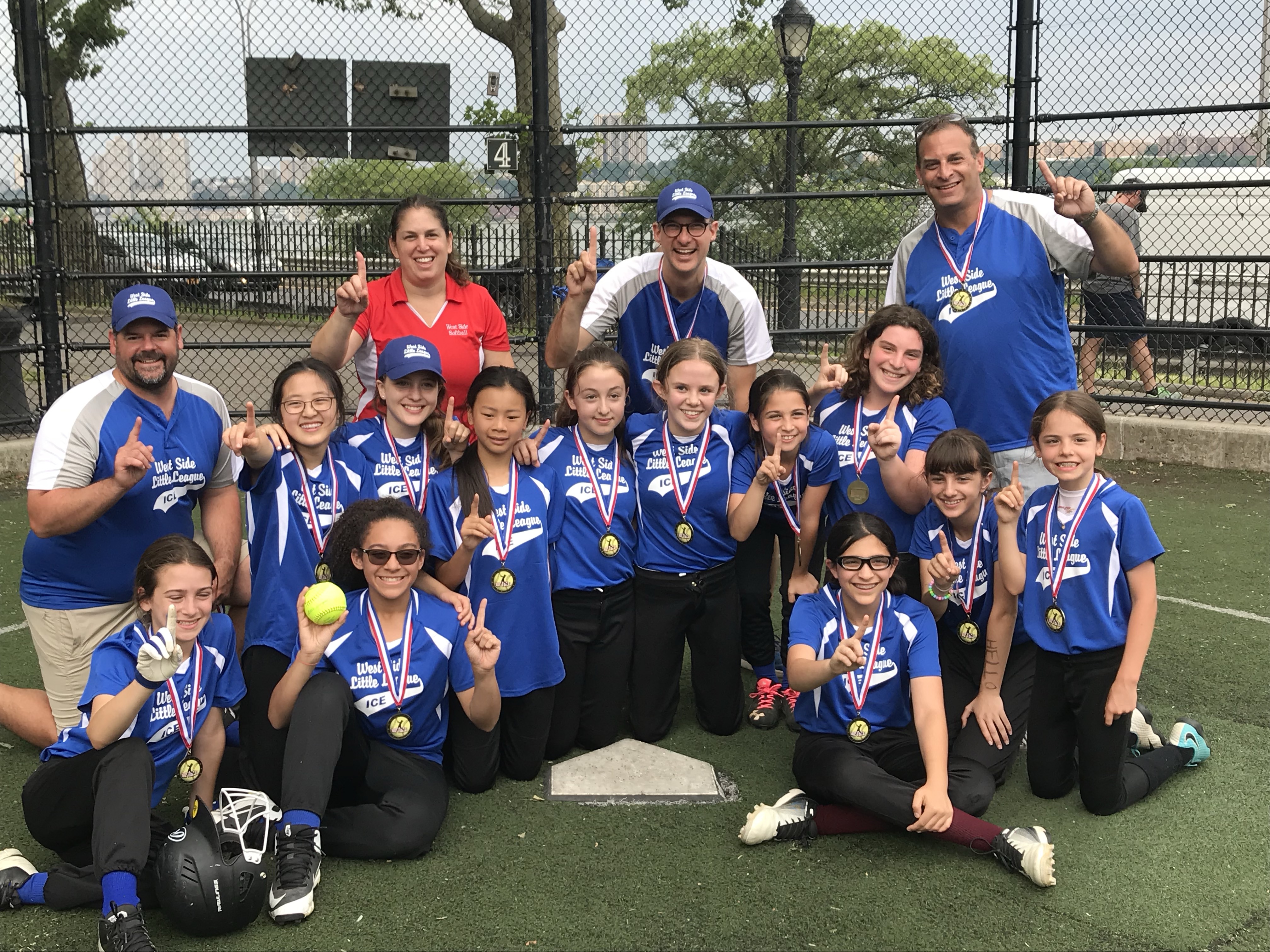 West Side Little League's 2019 Majors Girls Softball team